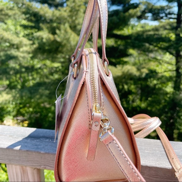 Kate Spade Reilly Rose Gold Satchel - Picture 7 of 8